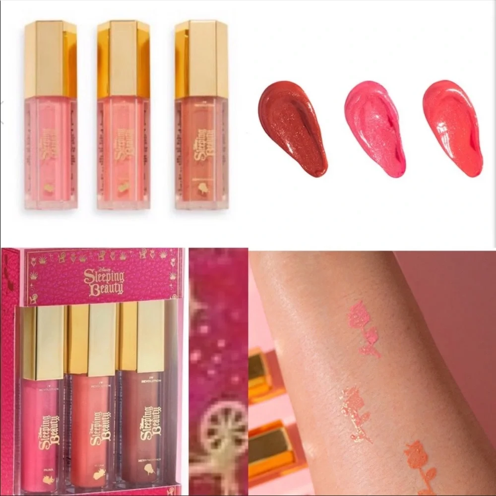 Disney Revolution x Sleeping Beauty 3 Lipgloss Set